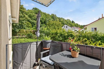 Kleine, aber feine 3-Zimmer-Wohnung mit Südbalkon in ruhiger Lage von Gernsbach