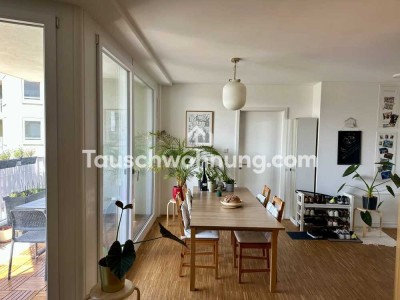 Tauschwohnung: Suche 1.5-3 Zi-Whg - Biete 4-Zi-Whg im Westend m. EBK/Balkon
