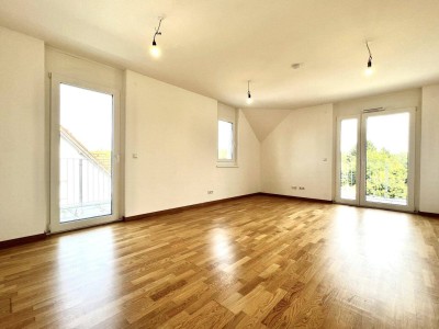 ERSTBEZUG Dachgeschosswohnung am oberen Mühlwasser!!!: Klimatisiert I Gemeinschaftsgarten I Neubauprojekt I Lift I Garagenstellplatz