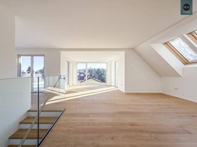 Erstbezug: Penthouse - Maisonette - Wohnung mit 3 Terrassen - Naturnahes Wohnen in Wien Hietzing – Exklusives Leben nahe dem Roten Berg!