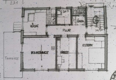 3,5-Zimmer-Wohnung mit Terrasse in Illerkirchberg an 2 Personen nur an Nichtrauer