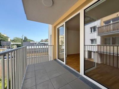 Erstbezug - 2 Zimmerwohnung I Nähe Donau I ca. 5,5m² Balkon I Maßküche I Tiefgarage I Fußbodenheizung I Fernwärme