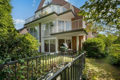 Attraktive Gartenwohnung mit hellen Räumen im Villenviertel Bergedorf