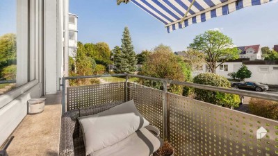 Helle 3 Zimmerwohnung mit Gartenanteil und Süd-Balkon