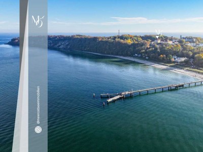 MEERBLICK seitl. // Strandnahe Wohnung (5 Min. Fußweg) // Seebad Göhren // 3 Zimmer // Garage