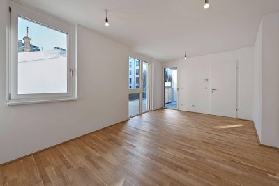 NEU &lt;&lt; moderne 2-Zimmer Wohnung mit hofseitigem Südwest Balkon &gt;&gt; Nähe Alte Donau, Bahnhof Floridsdorf