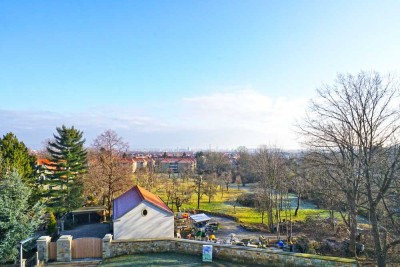 Blick über die Dächer Dresdens