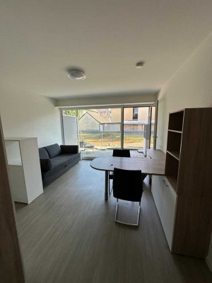 Stilvolles, 30 m² großes möbliertes Studio mit Balkon in Freiburg Westarkaden – Nur für Studenten