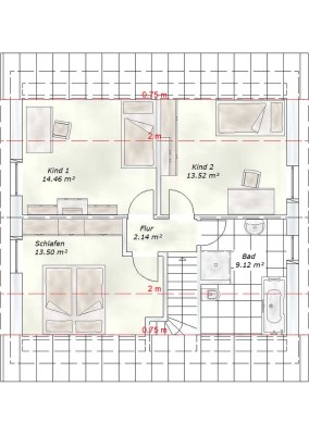 Klein, aber fein: u.a.m. FBH, L/W-Wärmepumpe, Ton-Dachsteine, etc. - Grundst.-Preis Kitzscher inkl.!