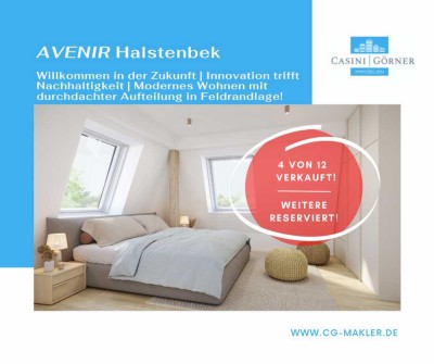 AVENIR HALSTENBEK - Neubauprojekt mit nur 12 Wohnungen - nachhaltige, ökologische Bauweise!