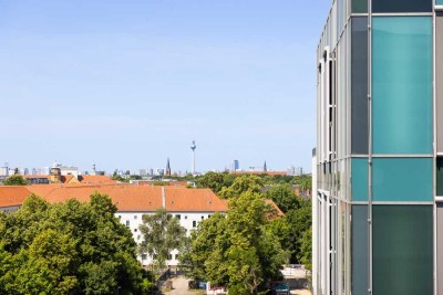 PENTHOUSE Gotlindestraße: 222qm Wfl. mit Galerie, 6 Zimmer, 3 Bäder, 5,70m Deckenhöhe, 4 Stellplätze