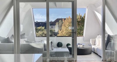 LUXUS | Möbliert Dachterrassen-Domizil mit eigenem Aufzug