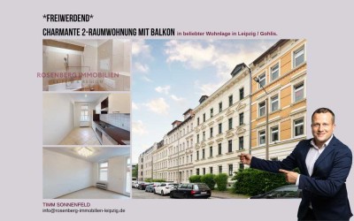 *frei werdende* 2-Raumwohnung mit Altbauflaire mit Balkon in Leipzig / Gohlis