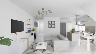 Großzügige 4,5-Zi.-Maisonette in Ergenzingen - Balkon, TG-Stellplatz & Wohnen auf 2 Ebenen