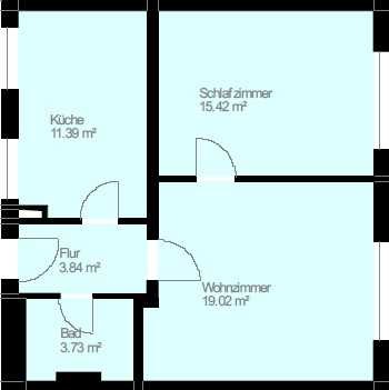 Exklusive 2-Raum-Wohnung in Offenburg mit CarPort-Stellplatz + Außenstellplatz