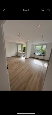 Erstbezug nach Sanierung mit Garten und Terrasse : ansprechende 3-Zimmer-Wohnung in Hannover