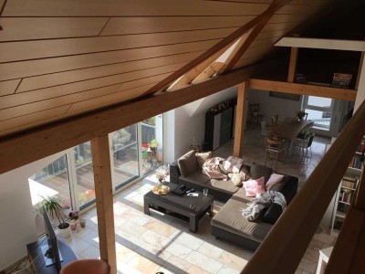 Geräumige, günstige und gepflegte 3,5-Zimmer-Maisonette-Wohnung mit EBK in Bernstadt