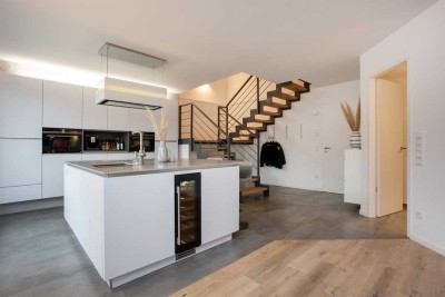 Exklusives Wohnen hinter zurückhaltender Kulisse – luxuriöse Maisonettewohnung im Herzen Münsters