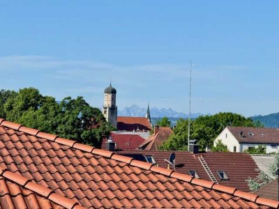 barrierefreie 2-Zimmer-Wohnung mit Balkon und Bergblick in Weilheim