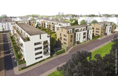 NEUBAU, attraktive 3-Zimmer-Wohnung mit Balkon, Duschbad und Einbauküche
