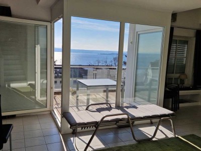 130 qm gepflegte Wohnung mit freier Sicht auf den Bodensee