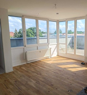 Gut gemietet: Dachgeschosswohnung mit Terrasse in Luckenwalde!