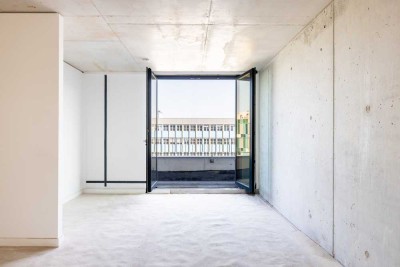 Spektakuläres Penthouse auf 2 Etagen: Holz I Beton I Glas, Süd-West-Terrasse, Erstbezug 2025