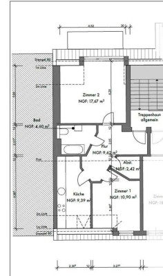 Leerstand ab 01.11.2025 - 2-Zi-Dachgeschosswohnung in Erfurt