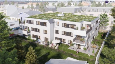 Grün I Urban I Chic: Exklusive 4-Zimmer-Gartenwohnung im Herzen von Schwechat! Nachhaltig, hochwertig und überraschend ruhig!