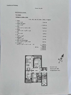 Attraktive 3-Zimmer-Wohnung im Erdgeschoss mit Balkon und Einbauküche in Konz.