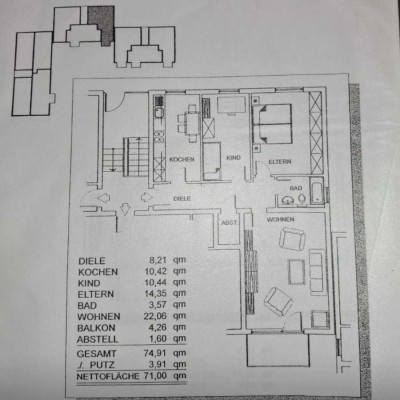 *Helle ETW mit Balkon* und Nachtspeicher* in Bochum-Wattenscheid zu verkaufen*