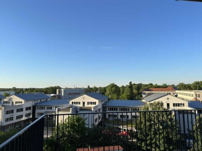 barrierefreie Etagenwohnung mit Weitblick über die Stadt