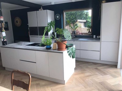 Haus zur Zwischenmiete in der Steenkampsiedlung HH Bahrenfeld