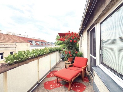 LICHTDURCHFLUTETE DACHTERRASSENWOHNUNG IN TOPLAGE - 1060 WIEN