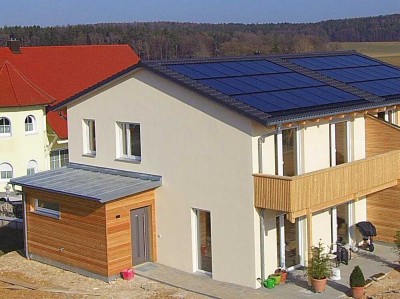 Moderne Doppelhaushälfte mit EBK, PV-Anlage und Wärmepumpe in Brunn