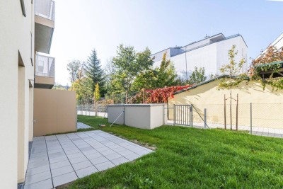 PROVISIONSFREI! Lichtdurchflutete Gartenwohnung inmitten der Stadt | 3 Zimmer zum Wohlfühlen | Tiefgarage