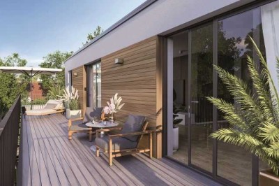 Traumhaftes Penthouse - Südterrasse - ruhige, zentrale Lage im Villenviertel v. Hadern