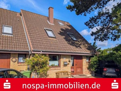 Reihenendhaus mit Carport und überdachter Terrasse in zentraler Lage in Kappeln an der Schlei