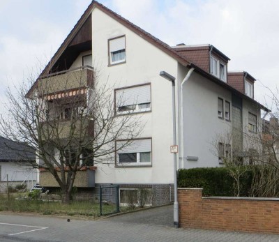 Sanierte 1-Zimmer Souterrain-Wohnung in zentraler Lage von Walldorf mit modernem Tageslicht-Duschbad