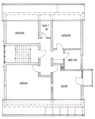 Helle Dachgeschosswohnung in Stutensee-Blankenloch