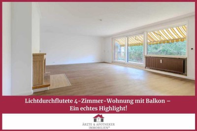 Lichtdurchflutete 4-Zimmer-Wohnung mit Balkon – Ein echtes Highlight!