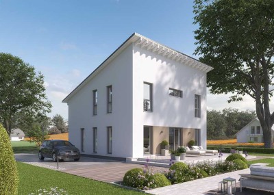 Elegantes Einfamilienhaus mit modernem Pultdach