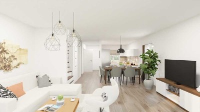 NEUBAU: Reihen-Mittel-Haus im Neubaugebiet - KFWG förderfähig, inkl. Keller und PV-Anlage!!