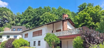 Schönes Einfamilienhaus mit Einliegerwohnung und großem Wald-und Wiesengarten