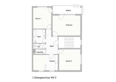 Darmstadt Paulusviertel - Moderne 3 Zimmer Komfort-Wohnung