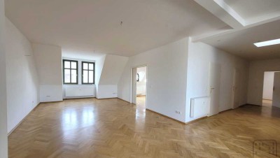 Exklusives Dachgeschoss  mit West-Terrasse im Waldstraßenviertel!