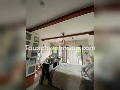 Tauschwohnung: Wohnung 2 Etagen in Eiche. Nahe Park, Uni, direkt am Wald.