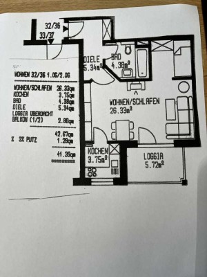 1,5-Zimmer-Wohnung mit EBK in Augsburg