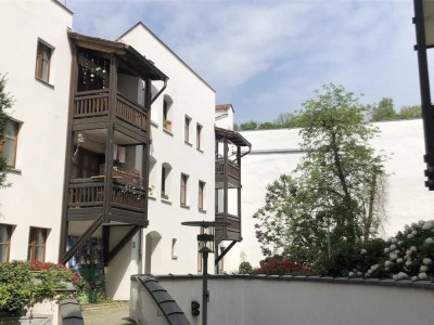 Helle 2-Zimmer-Wohnung mit Balkon im 2. OG in Passau-Altstadt
