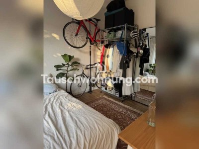 Tauschwohnung: Gemütliche 1-Zimmer Wohnung mit hohen Decken und Garten